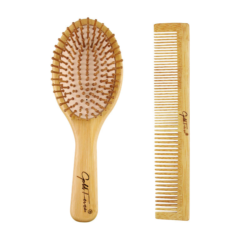 Wood Brush & Wood Comb